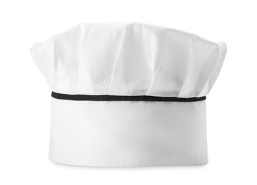 Photo of One new chef's toque isolated on white