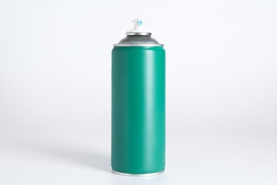 Can of spray paint on white background