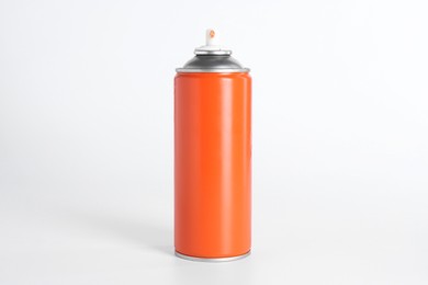 Can of spray paint on white background