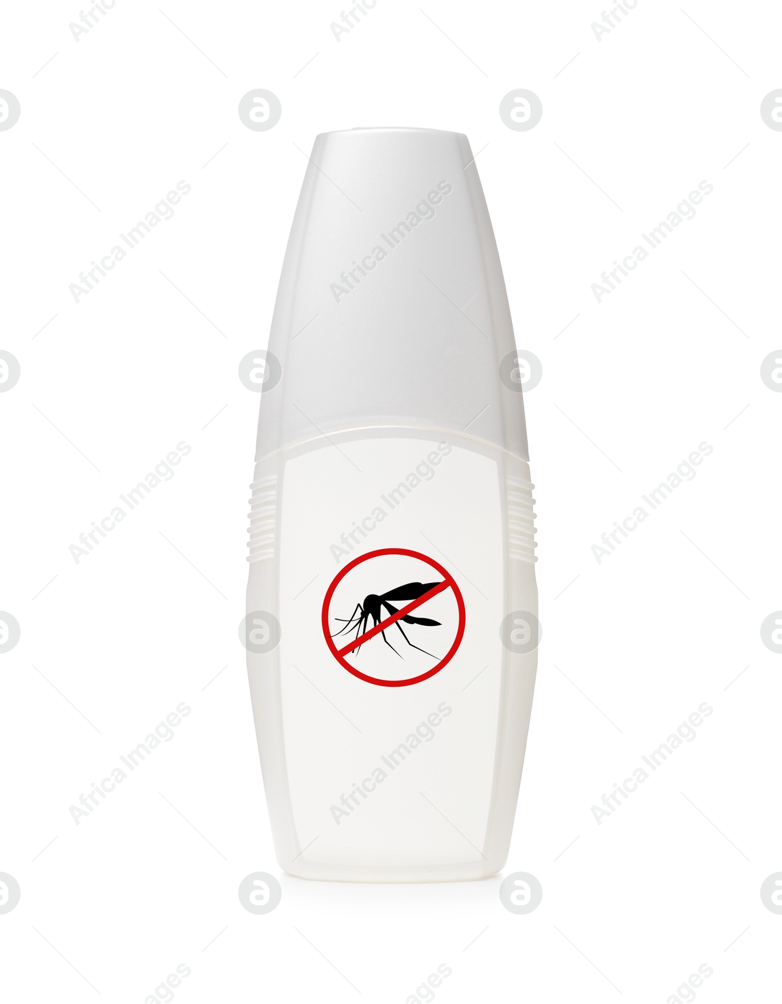 Image of Mosquito spray isolated on white. Insect repellent