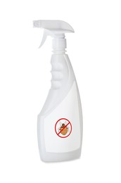 Image of Insect repellent in spray bottle isolated on white