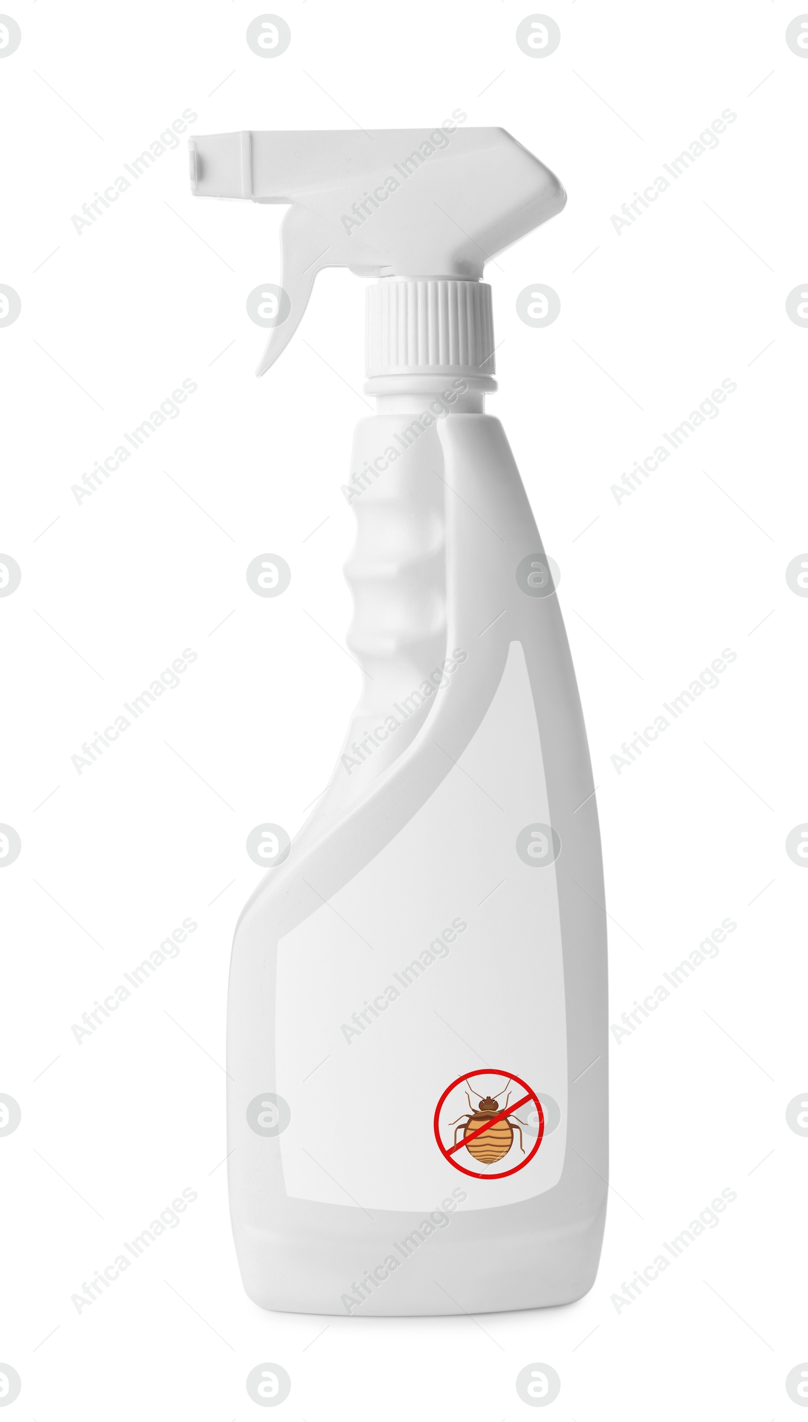 Image of Insect repellent in spray bottle isolated on white