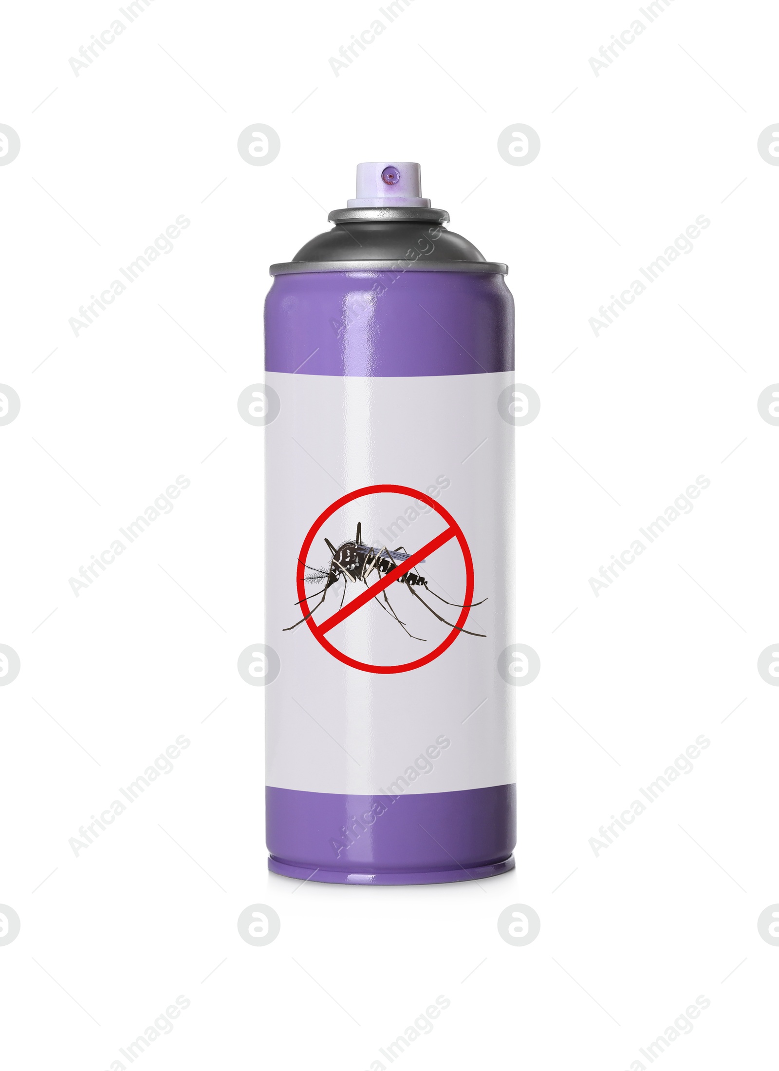 Image of Mosquito spray isolated on white. Insect repellent