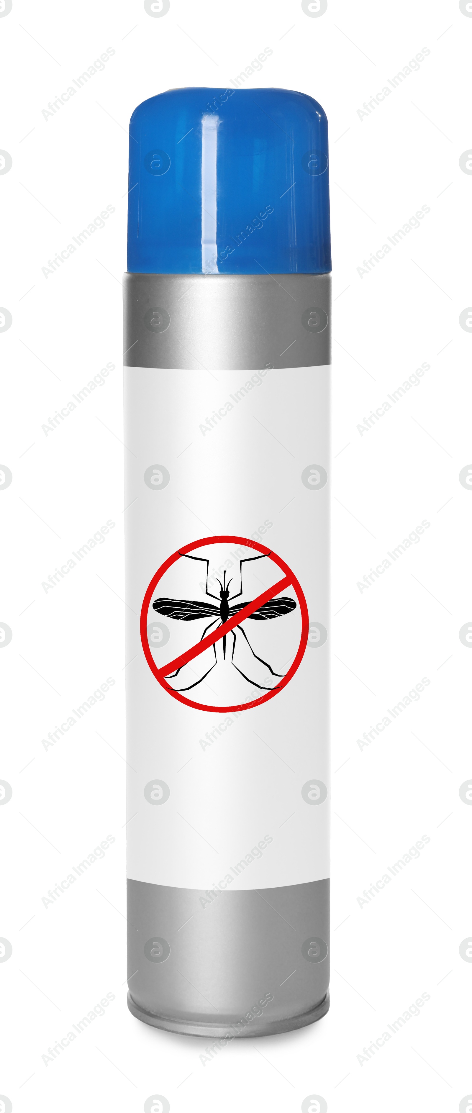 Image of Mosquito spray isolated on white. Insect repellent