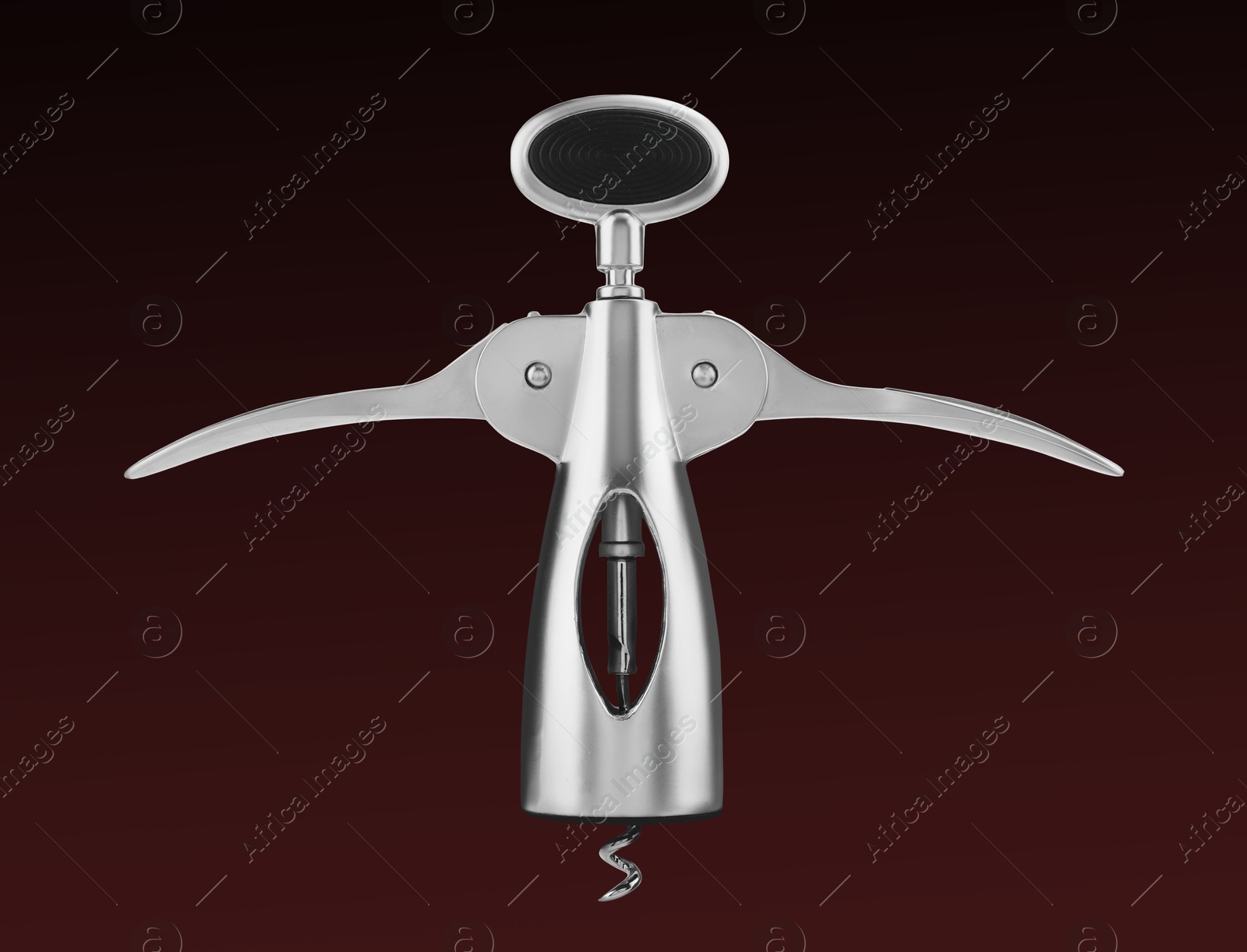 Image of Winged corkscrew on dark red gradient background