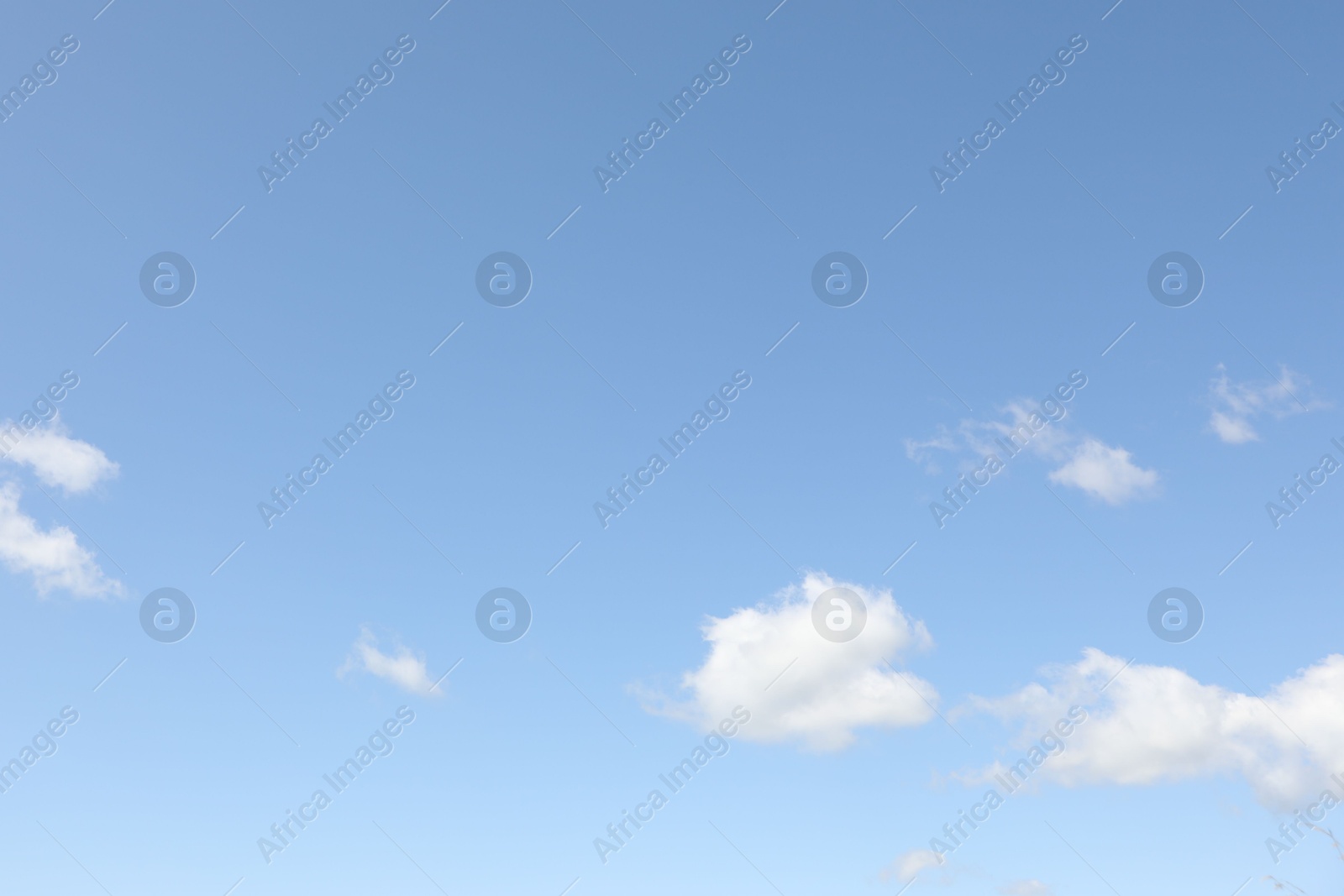 Photo of Picturesque view of blue sky with fluffy clouds