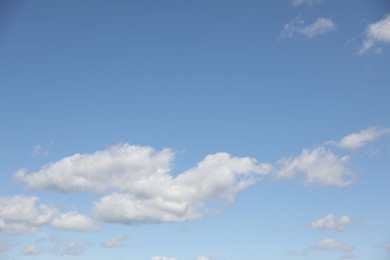 Photo of Picturesque view of blue sky with fluffy clouds