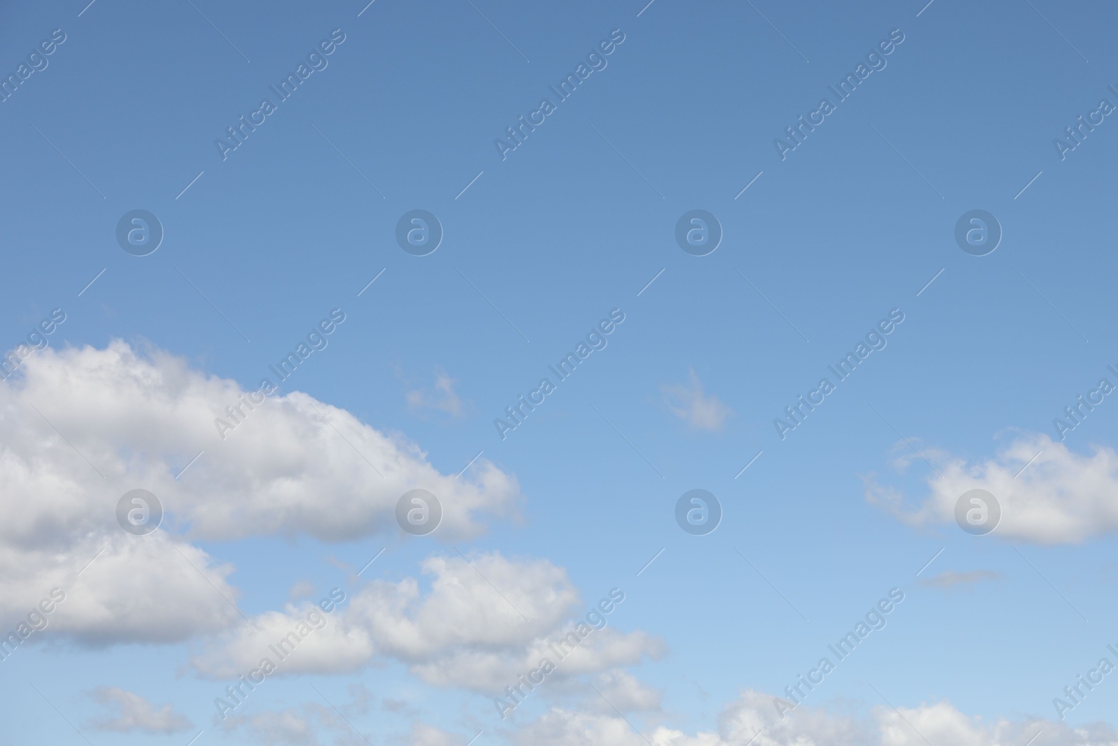 Photo of Picturesque view of blue sky with fluffy clouds