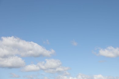 Photo of Picturesque view of blue sky with fluffy clouds