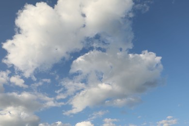 Photo of Picturesque view of blue sky with fluffy clouds