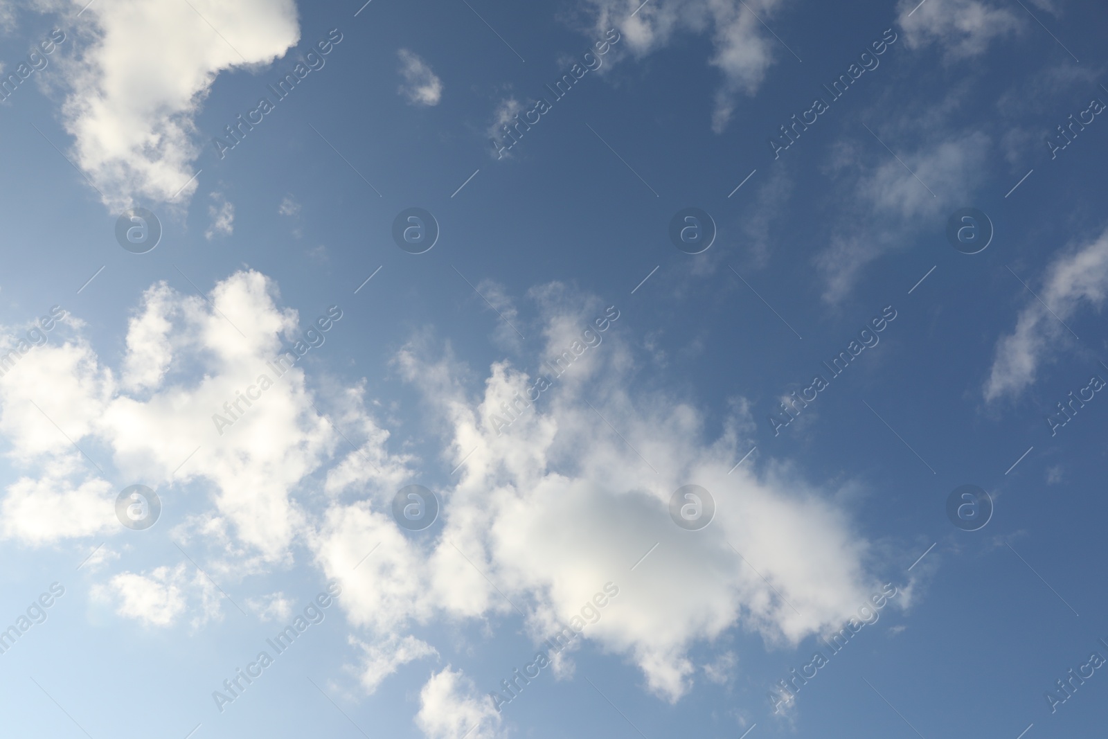 Photo of Picturesque view of blue sky with fluffy clouds