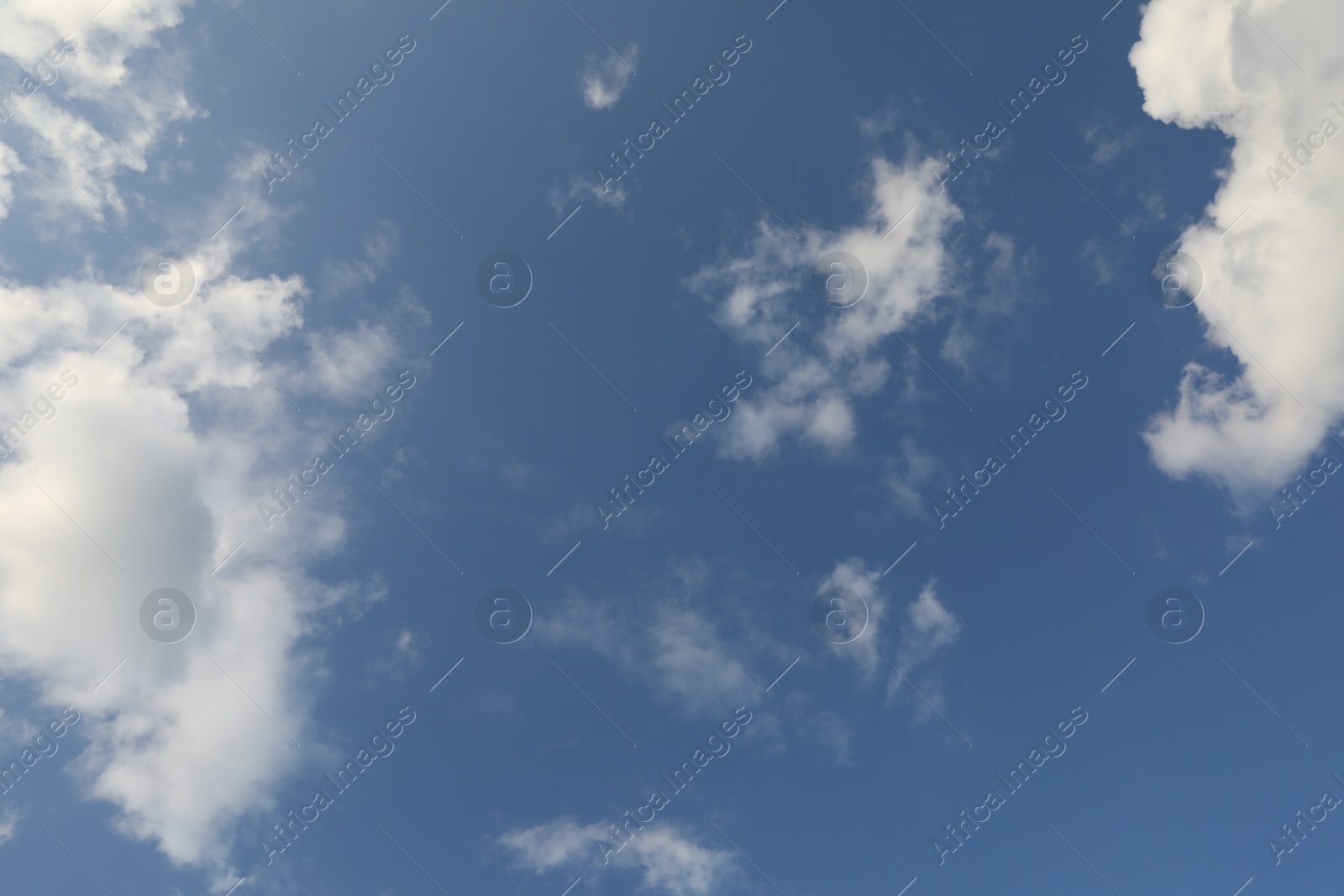 Photo of Picturesque view of blue sky with fluffy clouds