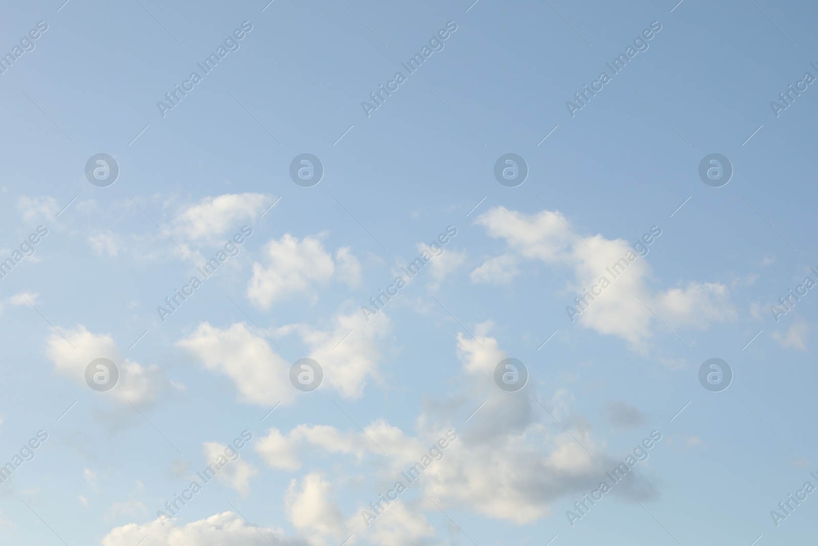 Photo of Picturesque view of blue sky with fluffy clouds