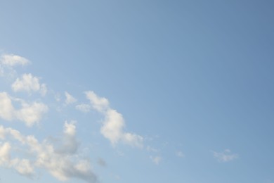 Photo of Picturesque view of blue sky with fluffy clouds