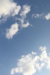 Photo of Picturesque view of blue sky with fluffy clouds