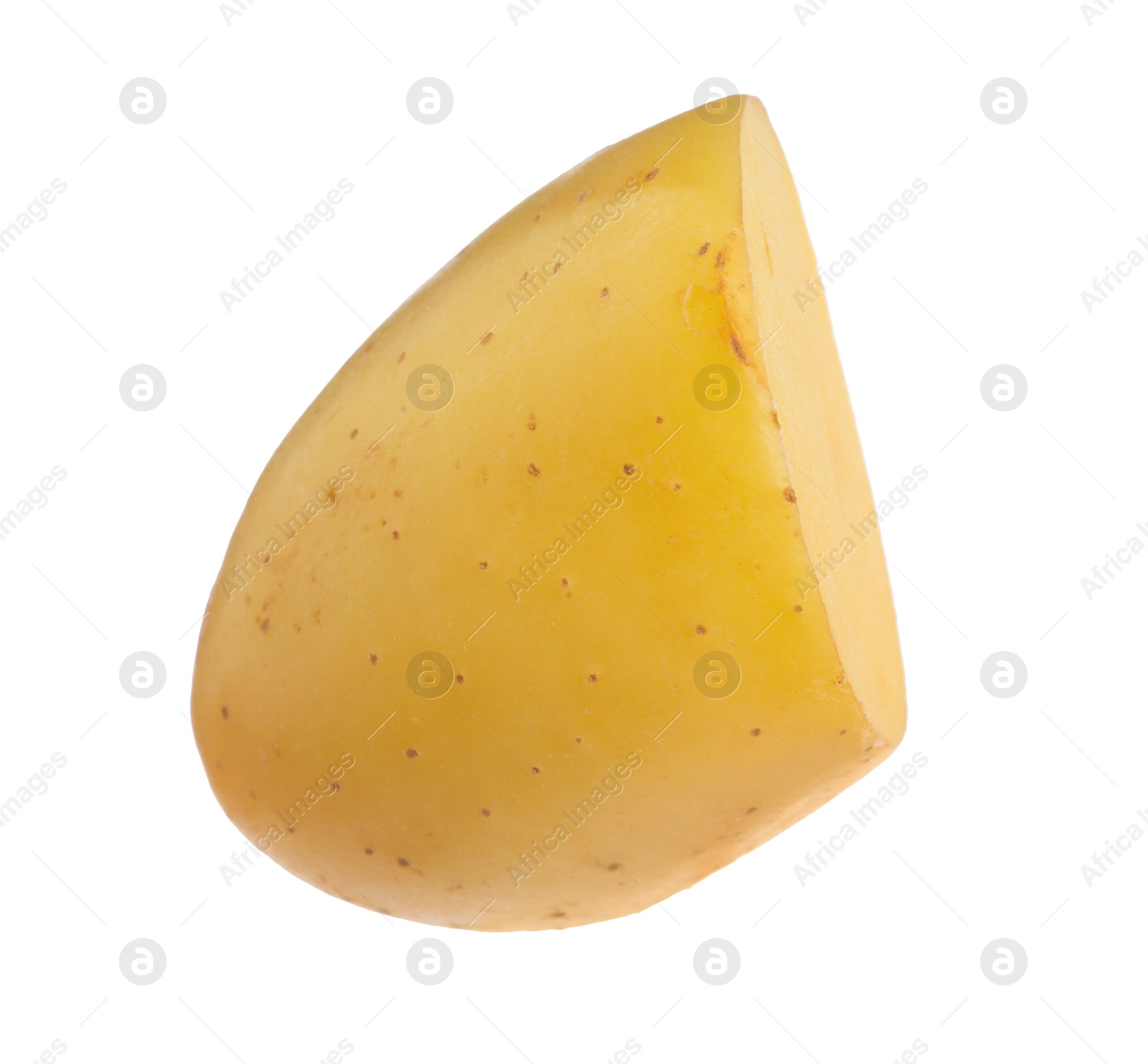 Photo of Piece of raw potato isolated on white