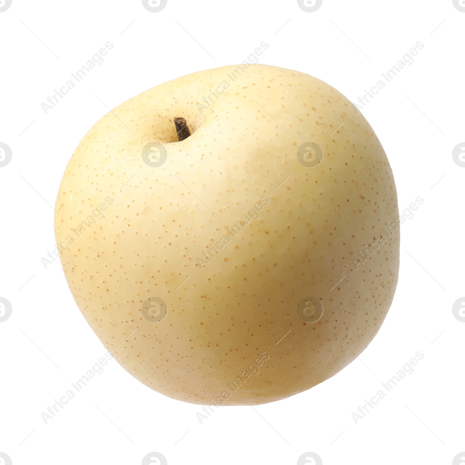 Photo of Delicious fresh apple pear isolated on white