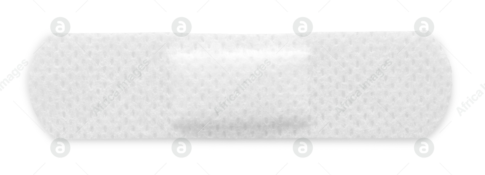 Medical adhesive bandage isolated on white, top view Photo of Medical adhesive bandage isolated on white, top view