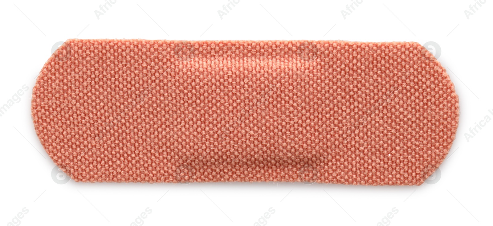 Medical adhesive bandage isolated on white, top view Photo of Medical adhesive bandage isolated on white, top view