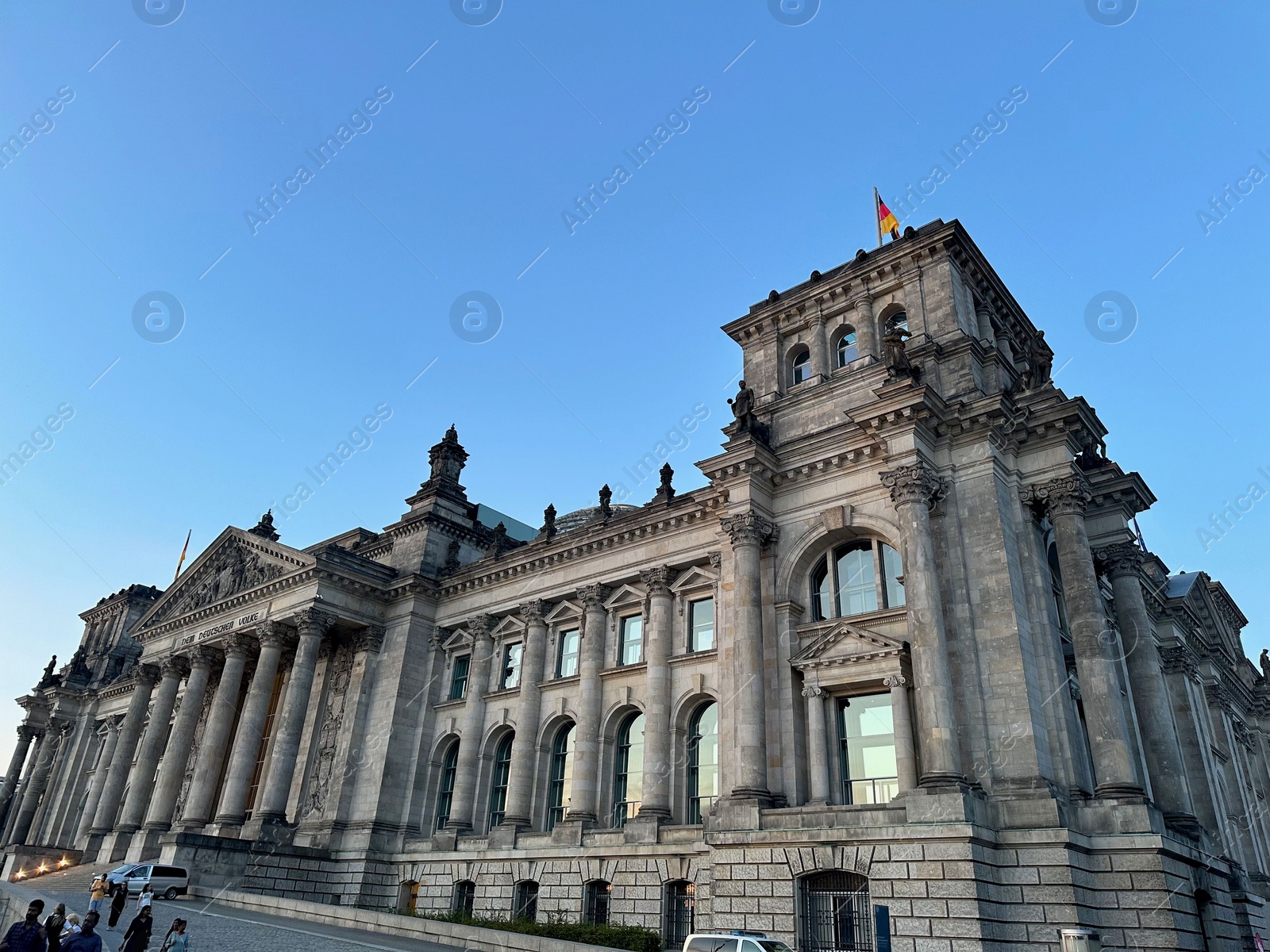 Photo of Berlin, Germany - July 30, 2024: Picturesque view of Reichstag building outdoors