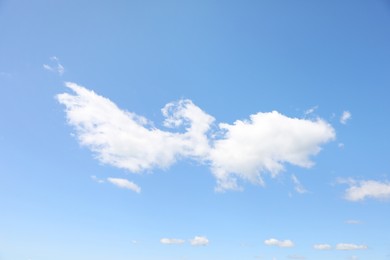 Photo of Picturesque view of blue sky with fluffy clouds