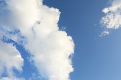 Photo of Picturesque view of blue sky with fluffy clouds