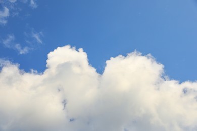 Photo of Picturesque view of blue sky with fluffy clouds