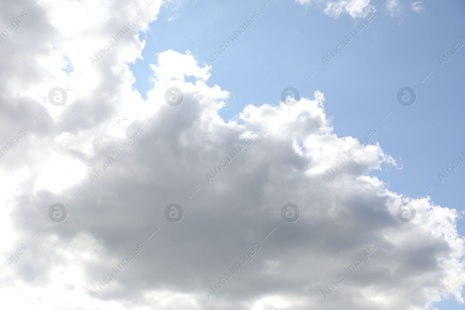 Photo of Picturesque view of blue sky with fluffy clouds