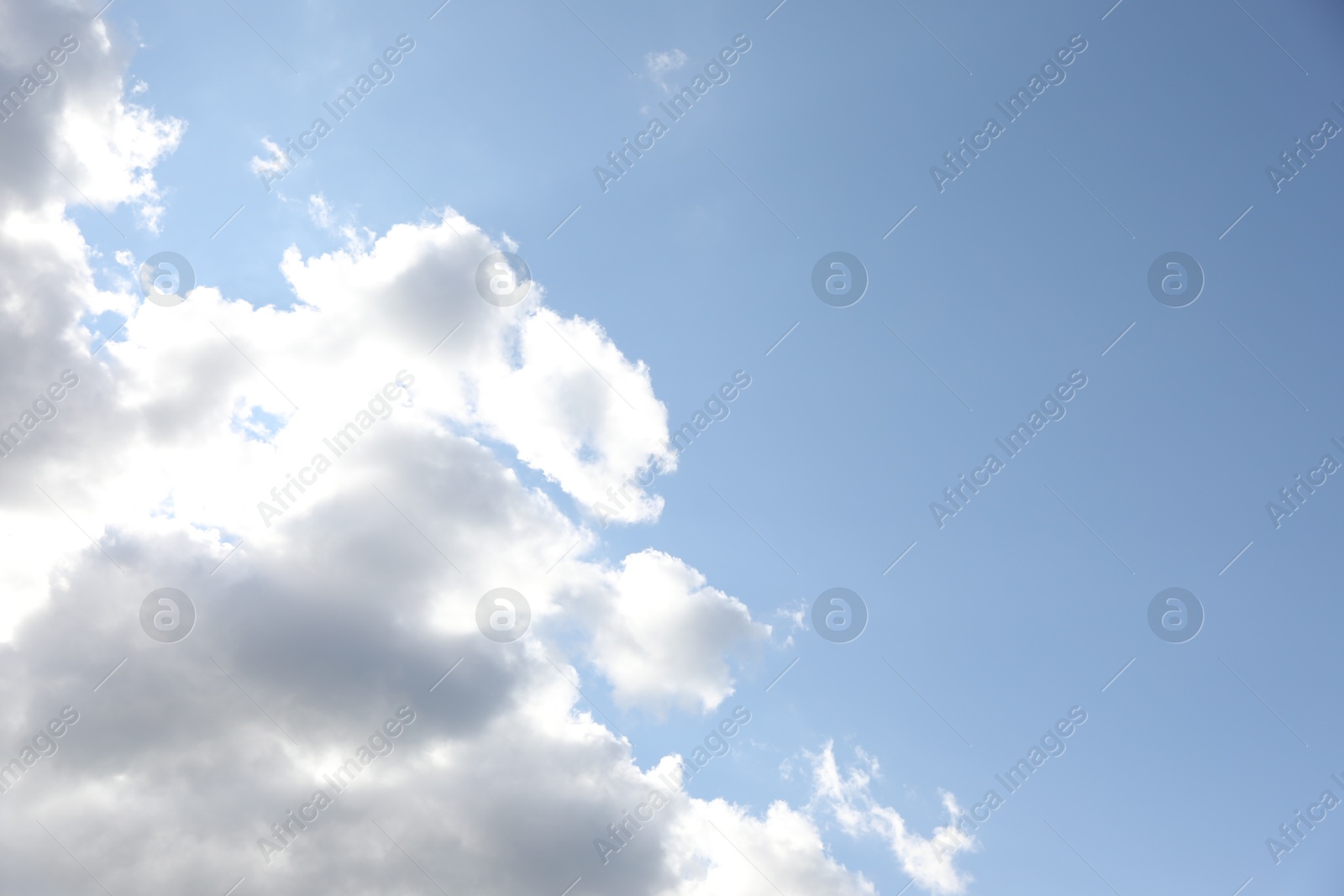 Photo of Picturesque view of blue sky with fluffy clouds