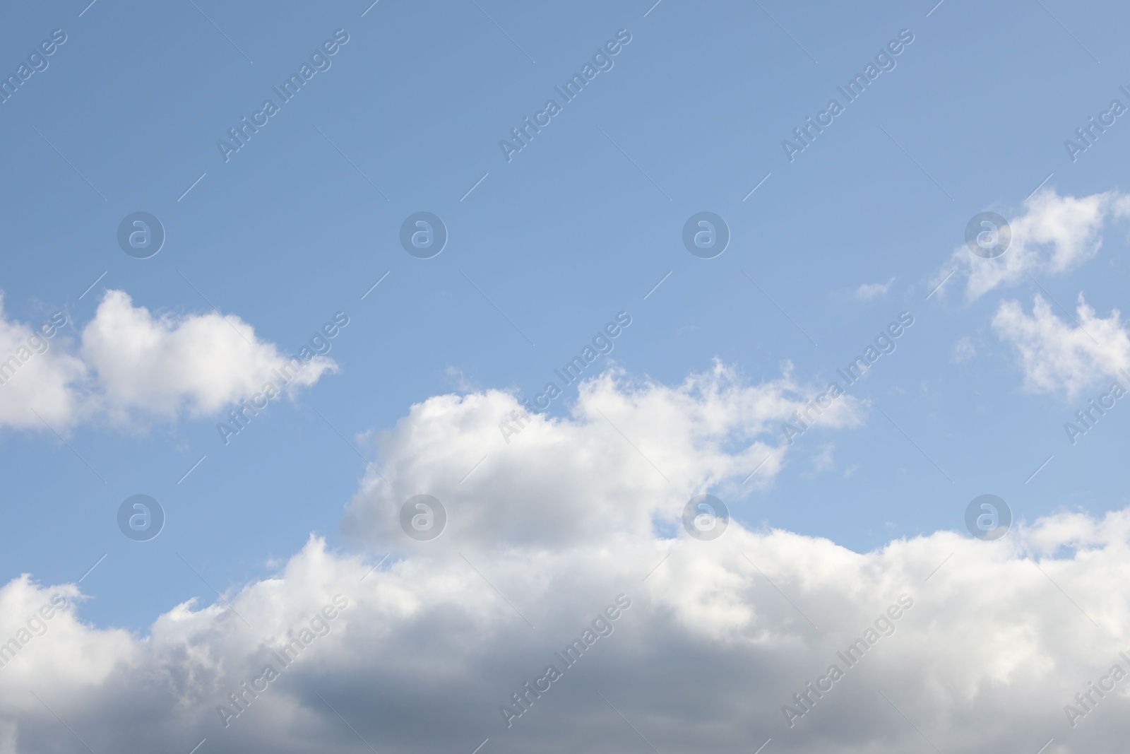 Photo of Picturesque view of blue sky with fluffy clouds