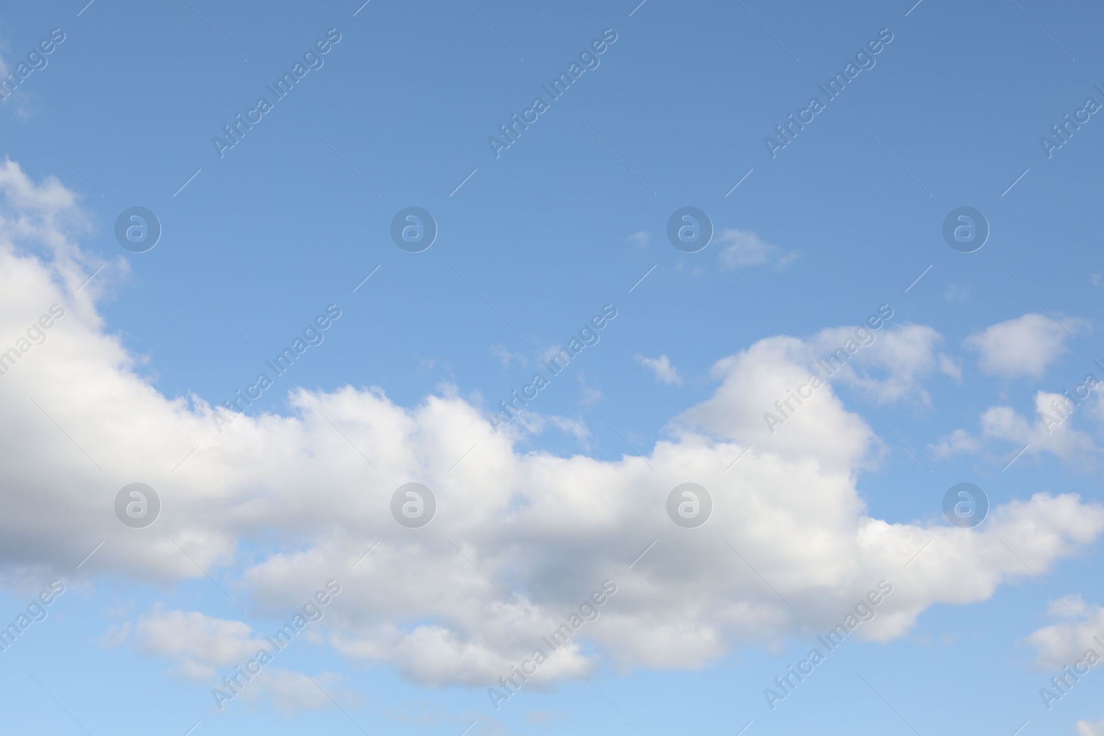 Photo of Picturesque view of blue sky with fluffy clouds