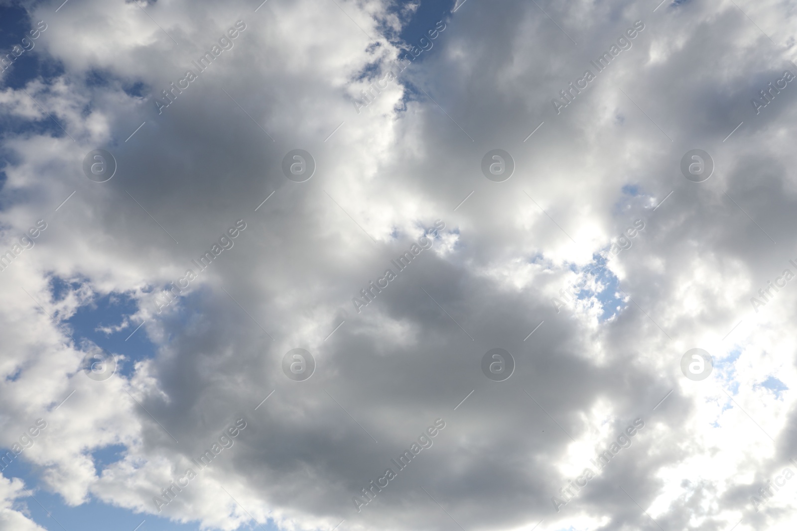 Photo of Picturesque view of blue sky with fluffy clouds