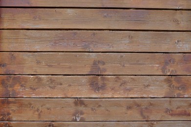 Photo of Texture of wooden surface as background, closeup