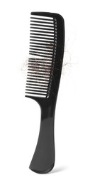 Photo of One comb with lost hair isolated on white