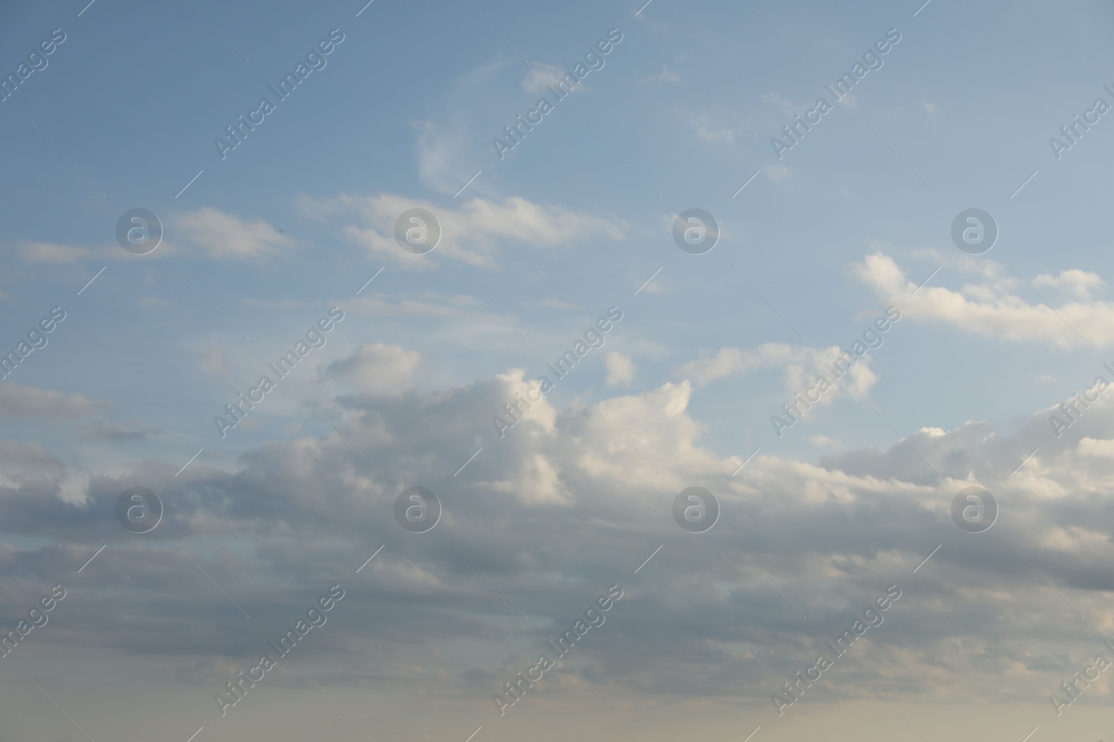 Photo of Beautiful view of blue sky with fluffy clouds