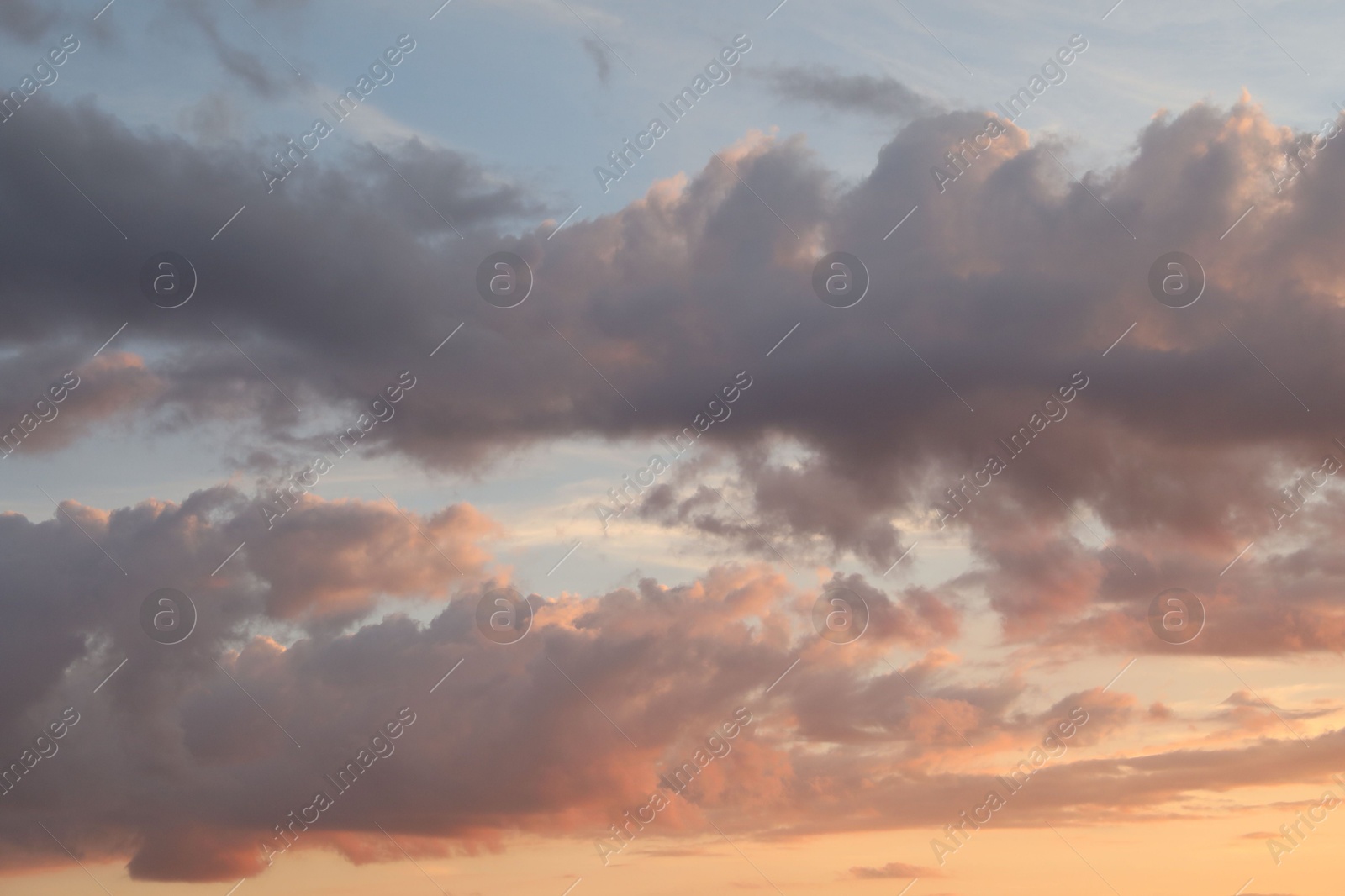 Photo of Beautiful view of blue sky with fluffy clouds