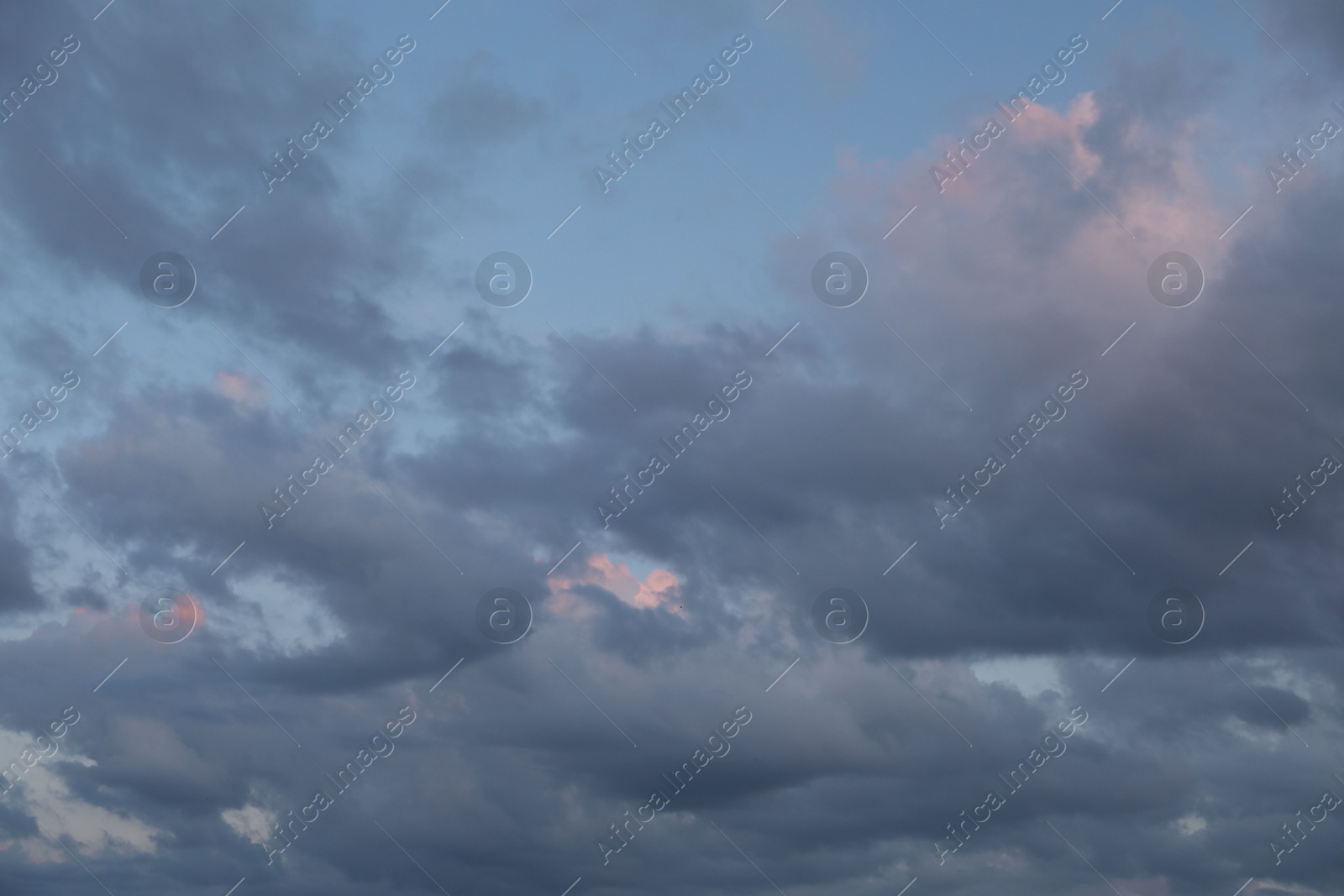 Photo of Beautiful view of blue sky with fluffy clouds