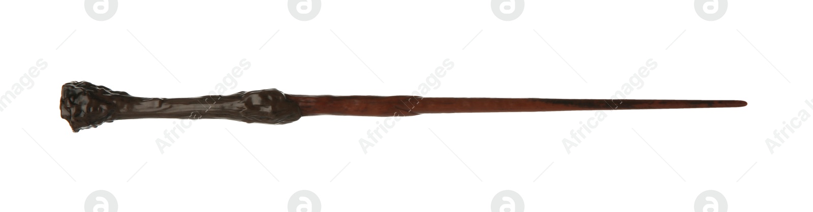 Photo of One old magic wand isolated on white