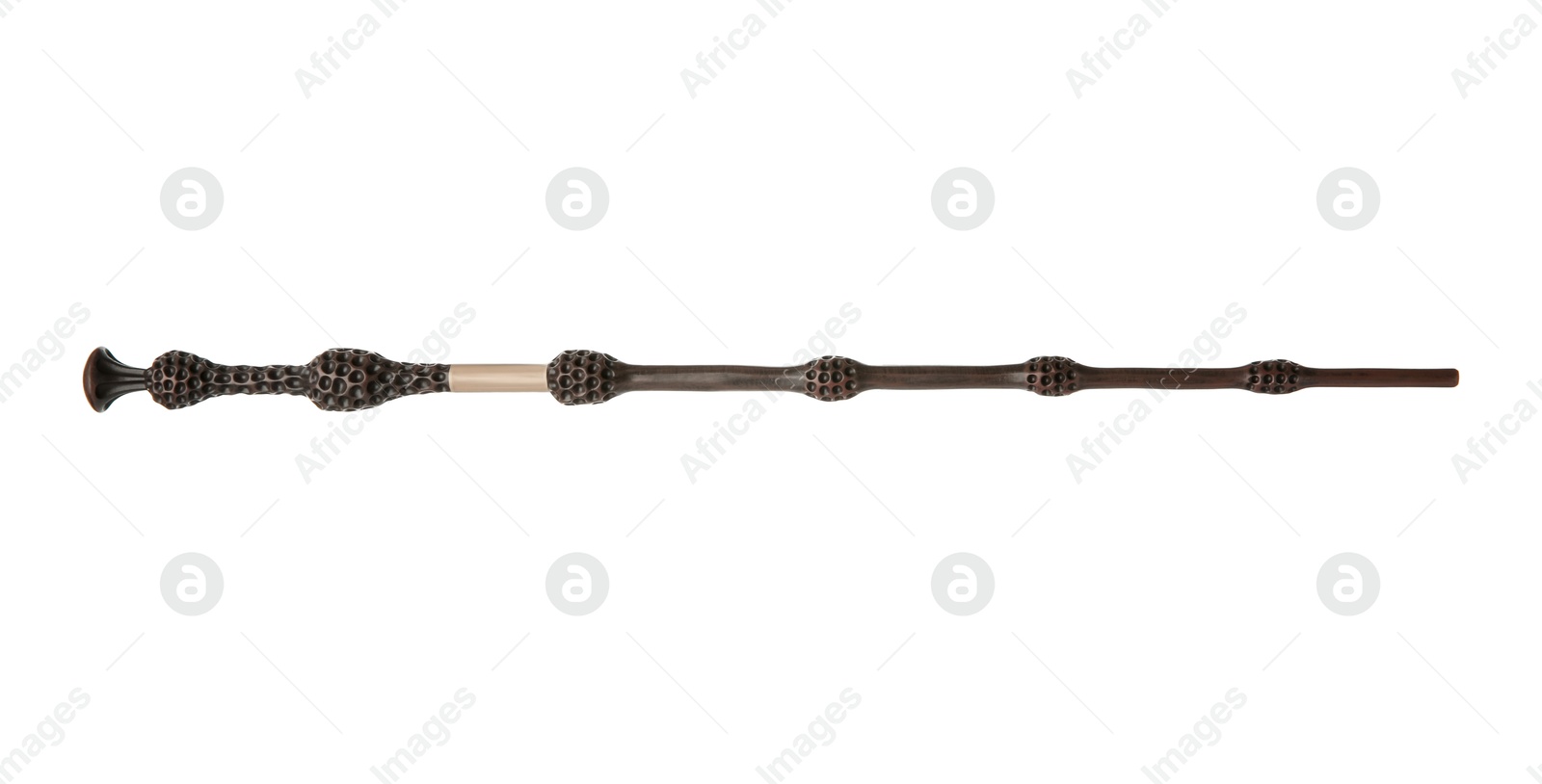 Photo of One old magic wand isolated on white