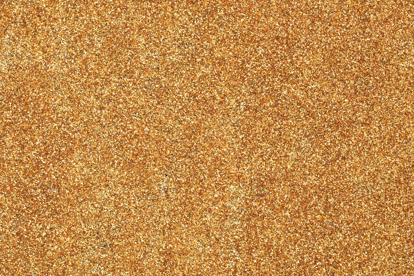 Photo of Beautiful shiny golden glitter as background, top view