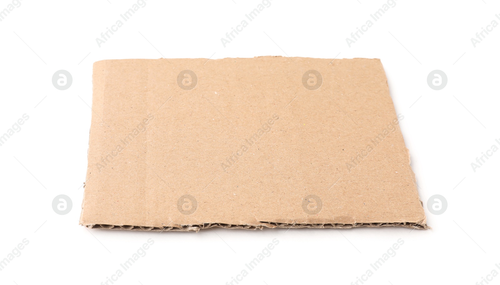 Photo of One carton paper sheet isolated on white