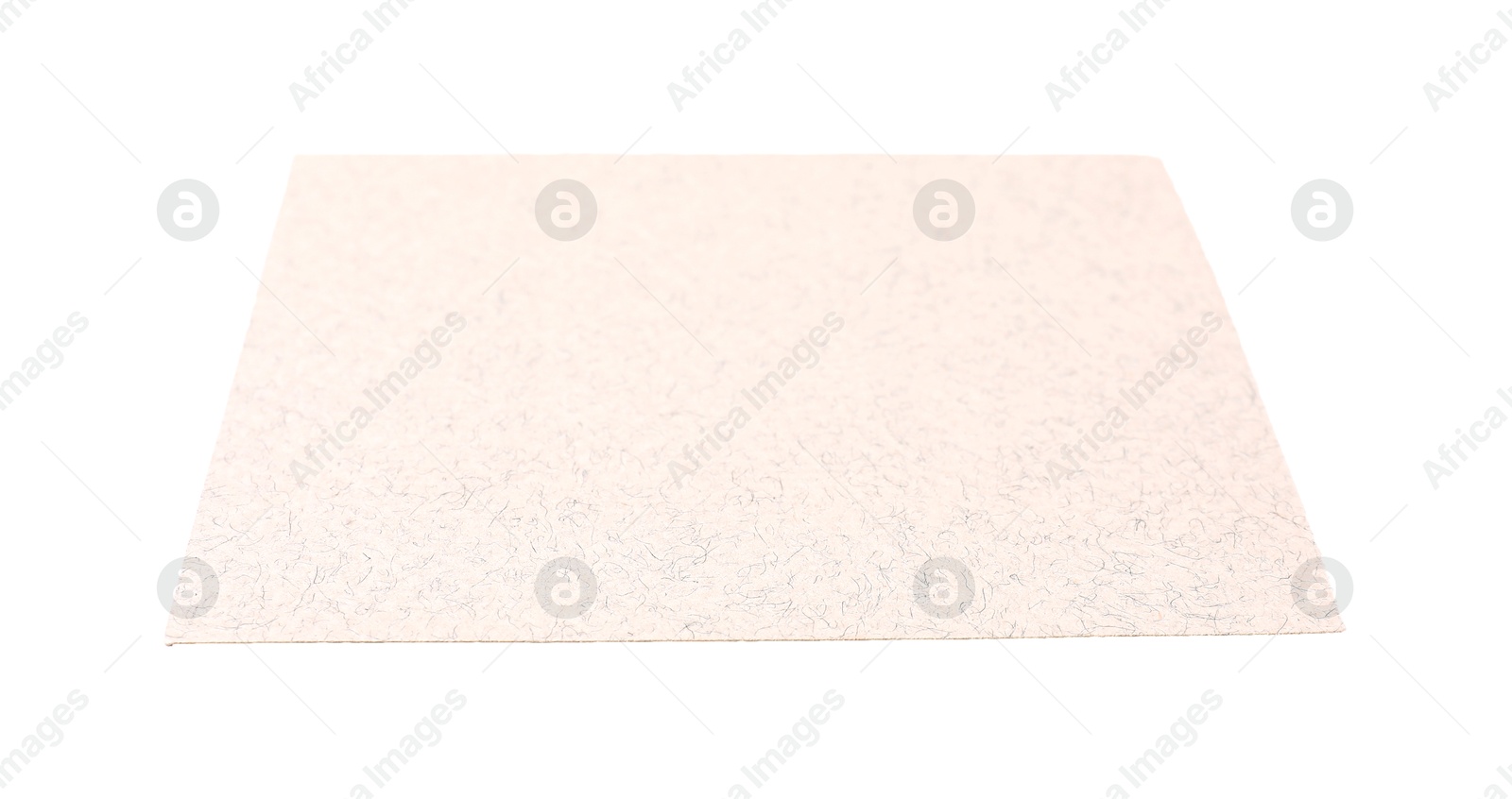 Photo of One old paper sheet isolated on white