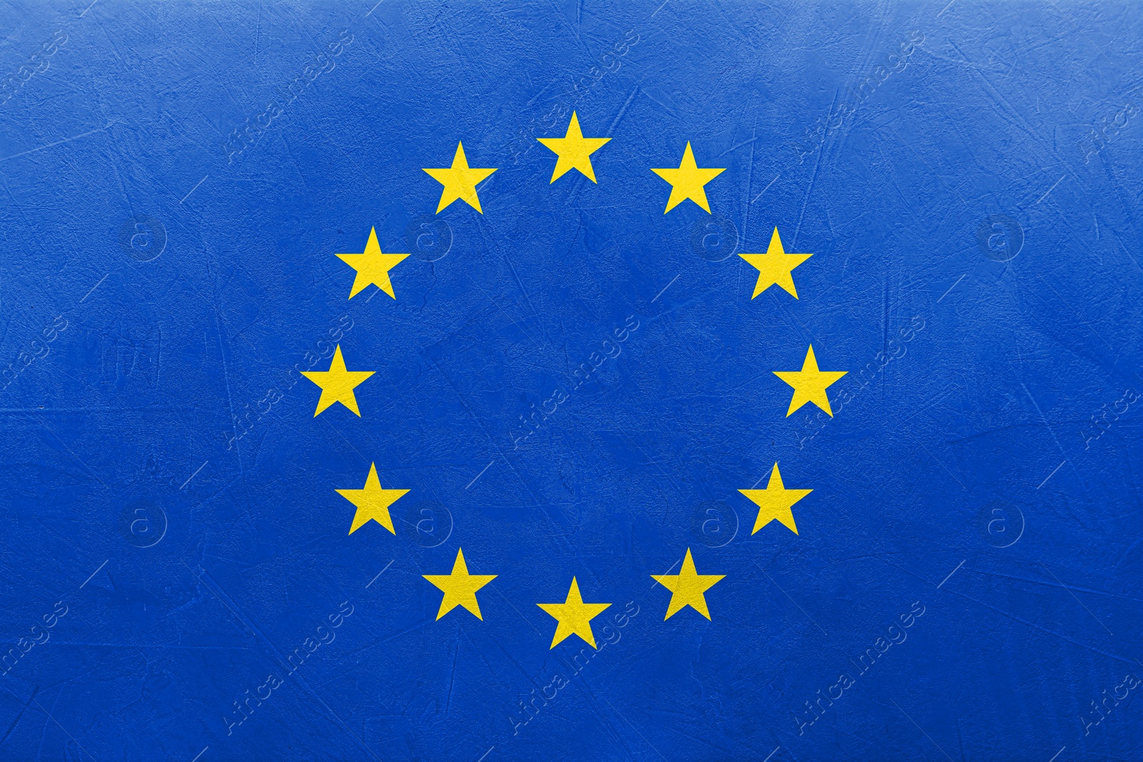 Image of Flag of European Union on textured surface