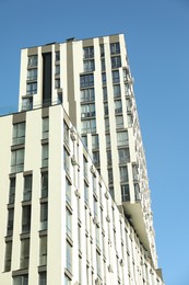 Photo of Exterior of modern building against blue sky