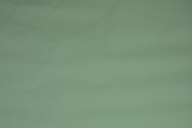 Image of Sage color parchment paper as background, closeup of texture