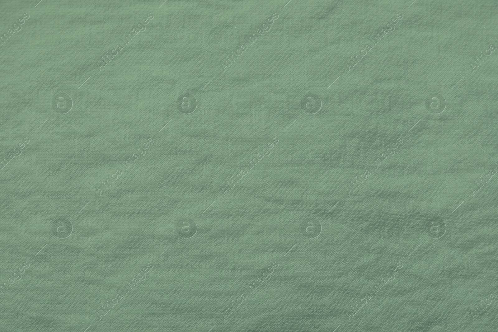 Image of Sage color fabric as background, top view