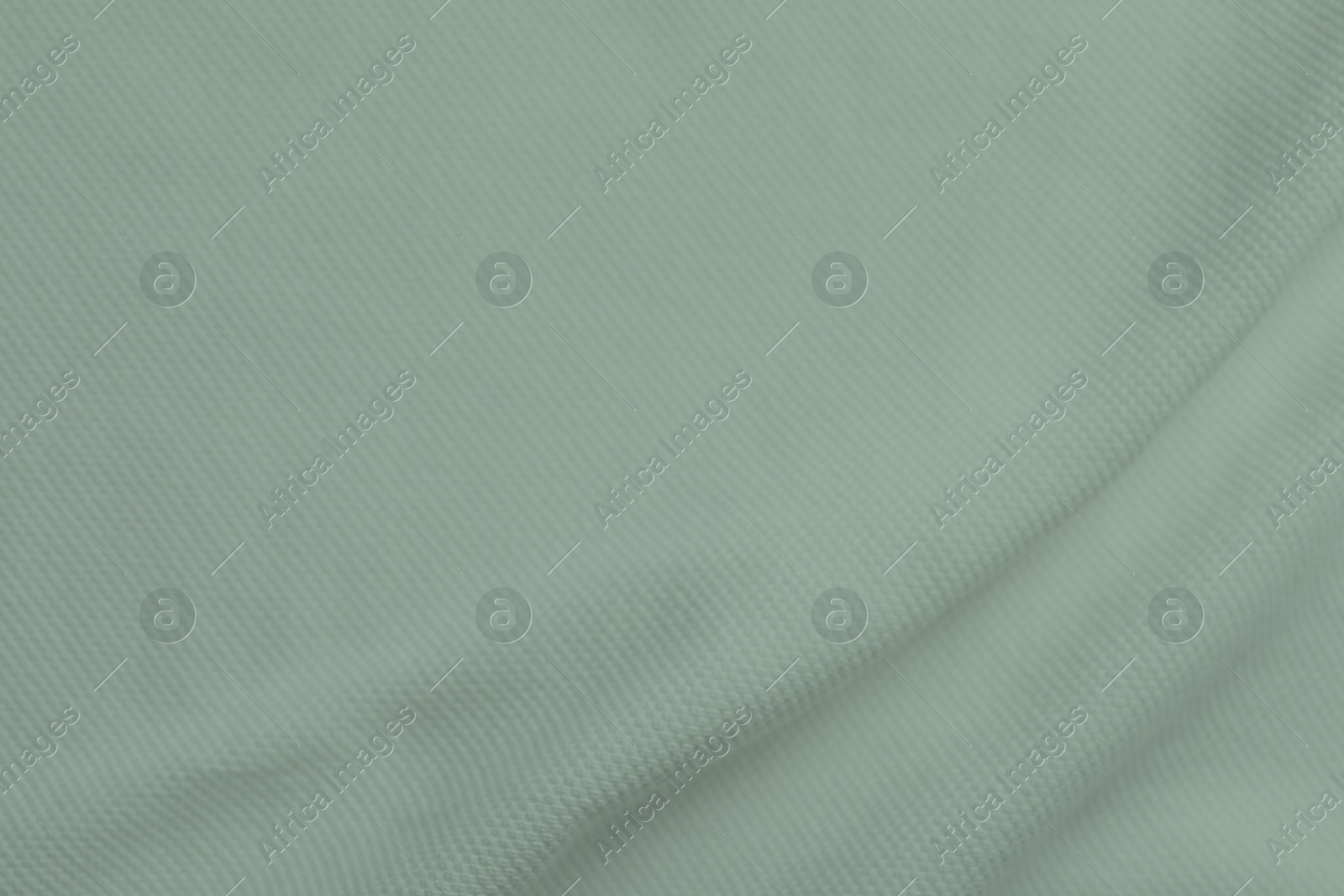 Image of Sage color fabric as background, top view