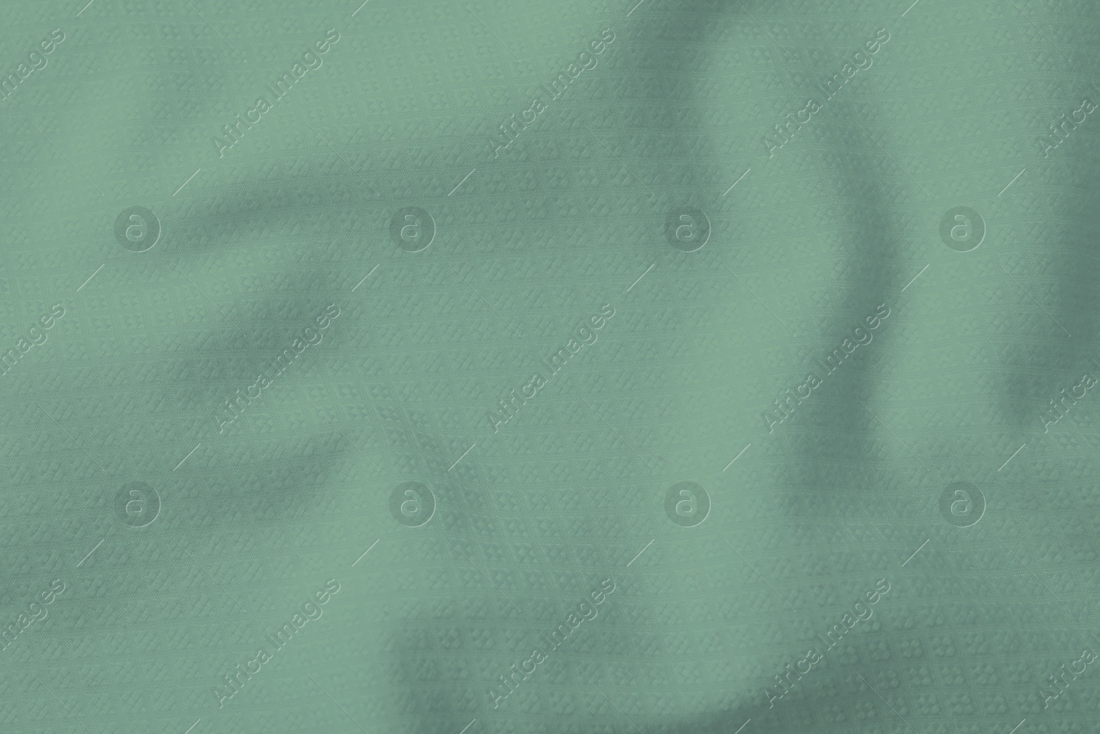 Image of Sage color fabric as background, top view