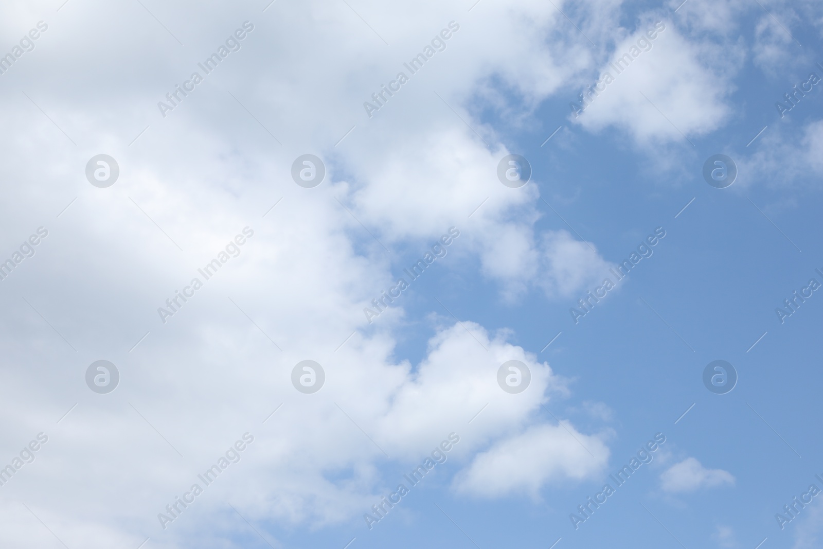 Photo of Beautiful view of blue sky with fluffy clouds