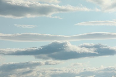 Picturesque view of beautiful clouds in sky